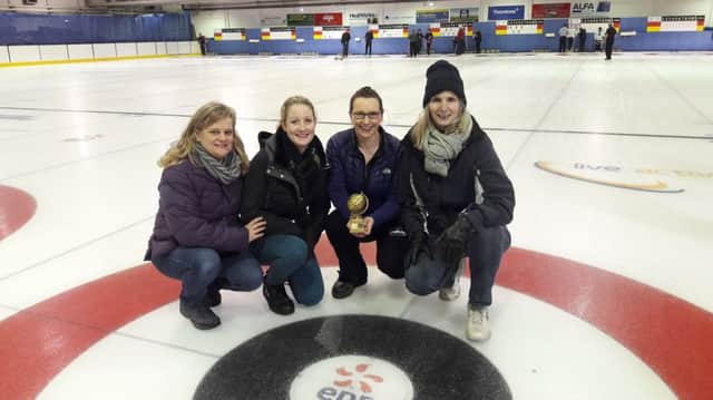 The Little Beehives Nursery Group AKA The Queen Bees, is celebrating winning the Scottish Business Curling Championships in Perth.