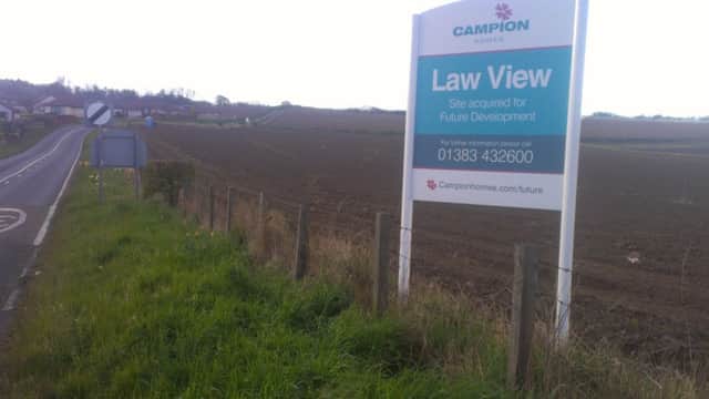 Campion Homes had originally applied with Fife Council for the development