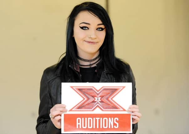Amileigh Cormack from Methil sang at the  X factor auditions in Kirkcaldy (All pics by Fife Photo Agency)
