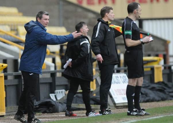 East Fife manager Barry Smith