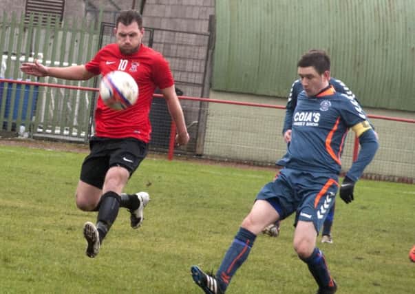 Gary Sutherland was back on target for Tayport.