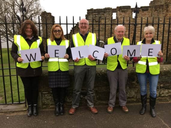 Volunteers in St Andrews offer a friendly welcome to visitors