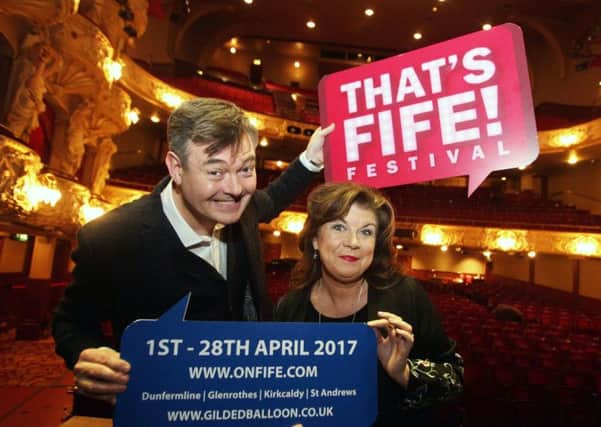 That's Fife festival launched by Grant Stott and Elaine C Smith (Pic: David Chesking)