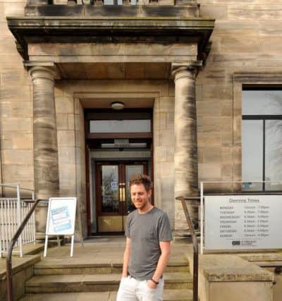 Jeremy at the Kirkcaldy Galleries