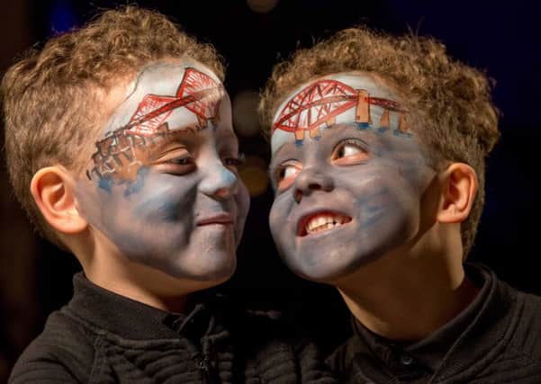 Picture to be credited to VisitScotland

Twin child models Gordon and Jude Lennon wearing face art depicting the Forth Rail Bridge World Heritage Site pose for a portrait at the Real Mary Kings Close in Edinburgh. Today, VisitScotland formally launched the Year of History, Heritage and Archaeology.  

A Great Roman Bake-Off,  large scale projections of Viking imagery, a live archaeological dig of St Kilda in Minecraft and a colourful international weaving festival are just a few of the events lined up to make history in 2017.