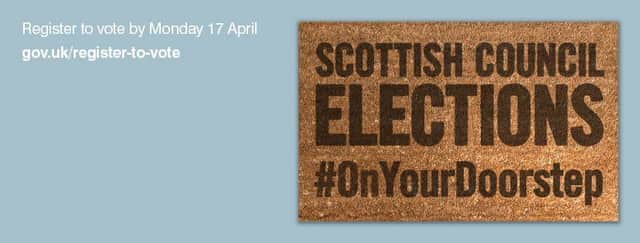 Fifers are being encouraged to register to vote ahead of the May 4 election.
