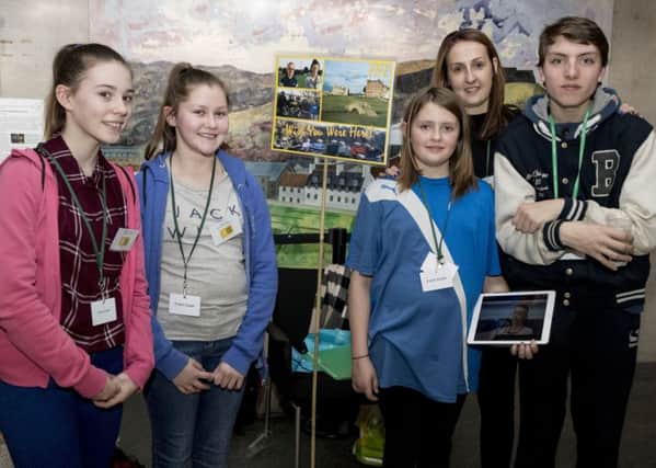 Young people from Levenmouth Academy and The Bike Project. Picture: Alan Rennie