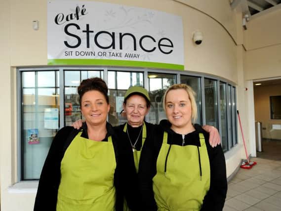 Jessie Halliday, Helen Helmsley and Michaela Moffat of Cafe Stance (Pic by Fife Photo Agency)