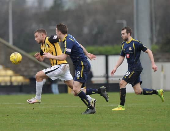 Alex Cooper made his home debut for the Fifers at the weekend. Picture by G McLuskie.