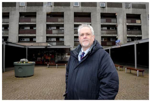 Councillor Bill Brown confirmed that consideration is being given to a compulsory purchase of the centre. (Pic George McLuskie).