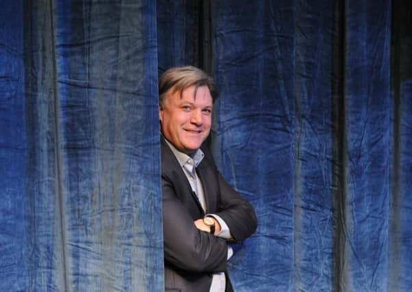 Former politician and Strictly Star Ed Balls at the Adam Smith Lecture. Pic by George McLuskie