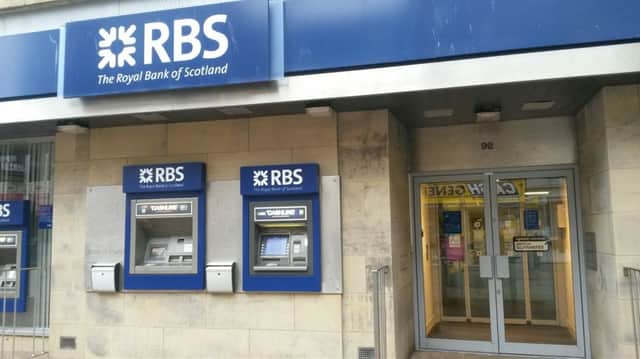 The RBS in Kirkcaldy High Street