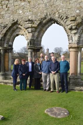 The Steering Group of the Fife Pilgrim Way met at St Andrews Cathedral to celebrate receiving confirmation of National Lottery funding.
