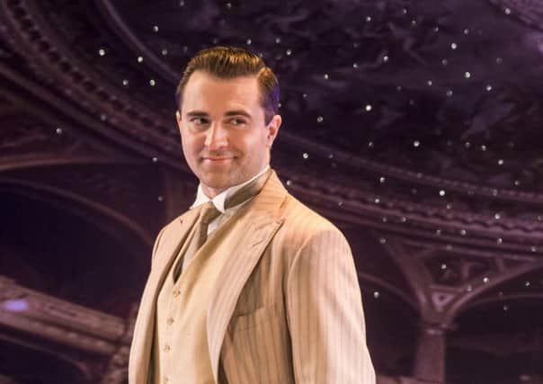 Scottish recording artist Darius Campbell leads the cast of Funny Girl. Credit: Johan Persson.