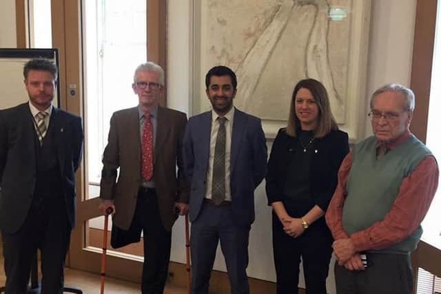 Campaigners met with Transport Minister Humza Yousaf and Jenny Gilruth,Mid Fife and Glenrothes MSP.
