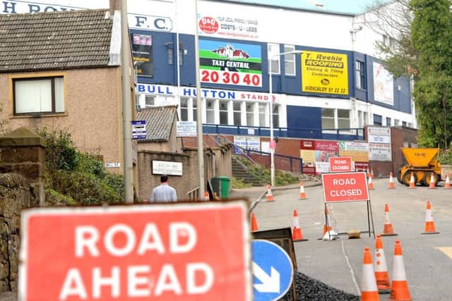 The roadworks are due to finish this week