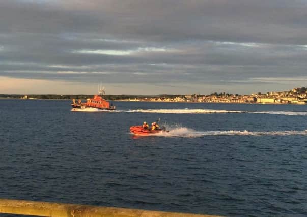 Lifeboats are searching the area.