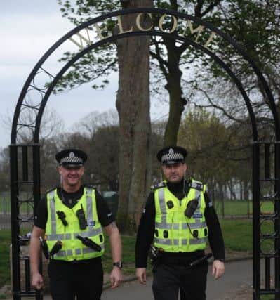 Extra patrols will be put on in the Ravenscraig Park area at the weekend
