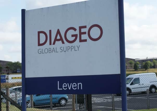 Diageo's plant at Banbeath, Leven.