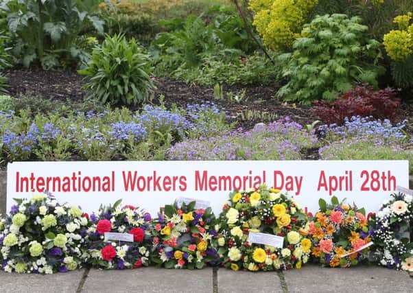 International Workers Memorial Days is on April 28.