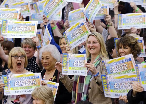 People's Postcode Lotery winners celebrate. Pic:
Iain McLean