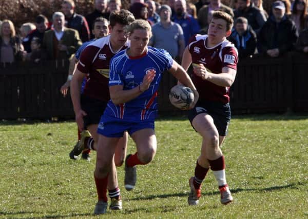 Kurt Littlejohn in action at last year's Kirkcaldy Sevens. Pic: Michael Booth