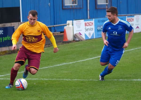 St Andrews boss Craig Morrison, seen here against Whitburn, needs his side to end the season with three points.