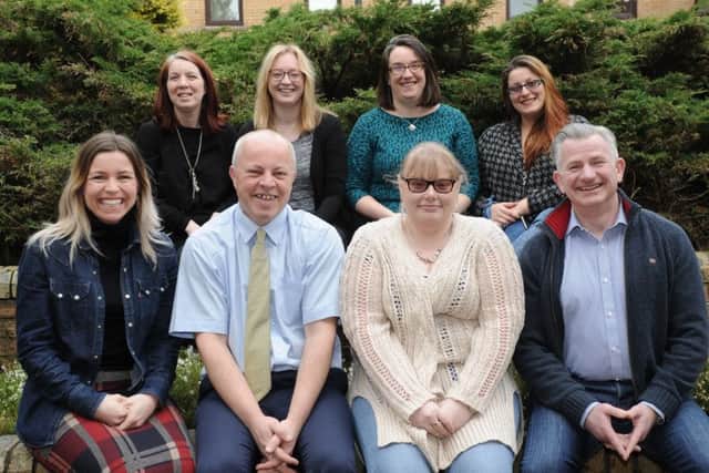 Working together...there are 20 members of staff at FEAT in Glenrothes, three of whom are mindfulness tutors.  Pic: George McLuskie.