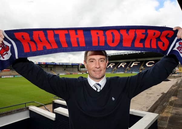 New Raith Rovers manager Barry Smith. Pic: Fife Photo Agency