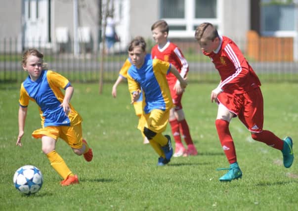 Over 70 kids took part in the football tournament. (Pic: George McLuskie)