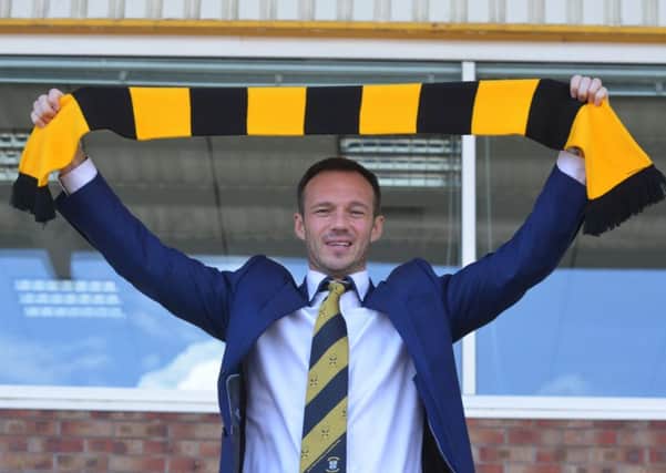 Darren Young is the new man at the helm for East Fife, and cant wait to get started. Pic: George McLuskie.