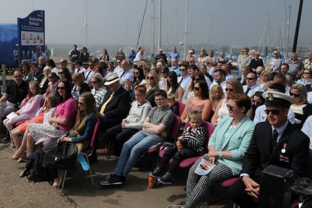 There was a big attendance for the naming ceremony. (Pic: George McLuskie)