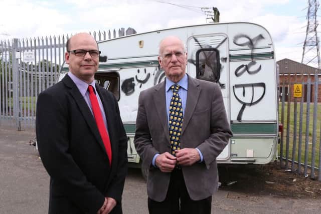 Councillors Derek Noble and Ross Vettraino have condemned those responsible for the acts of flytipping.