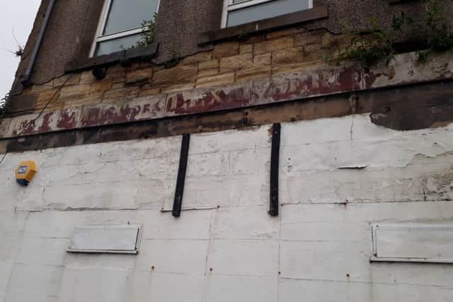 Another ghost sign on Links Street, but which is slightly harder to decipher!