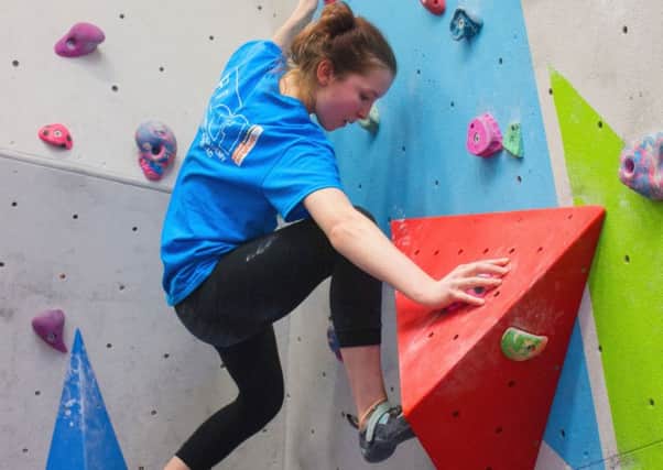 Young people will get the chance to try climbing at ClimbScotland Festival 2017 - the UK's biggest youth climbing festival.