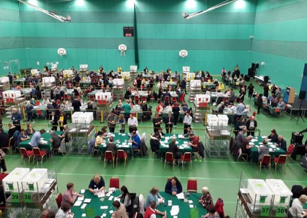 The count is under way in Fife