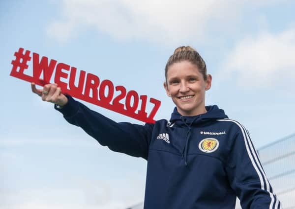 Leanne Ross. Scottish women's football (Pic: John Devlin)