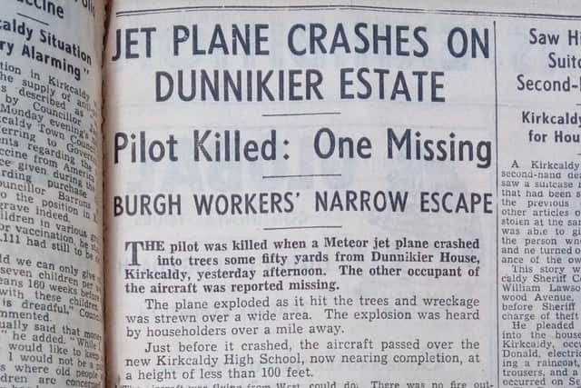 How The Press reported the crash