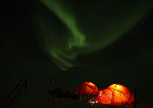 During the 2017 Polar Academy expedition the youths experienced camping on the snow under the spectacular Northern Lights in Arctic Greenland.