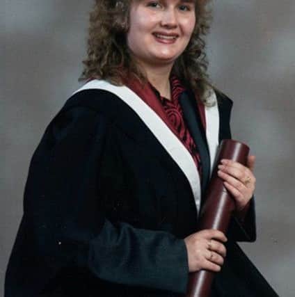 Tanya Scoon graduating from Napier College.