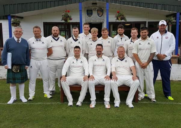 Falkland Cricket Club's Village Cup team of 2017