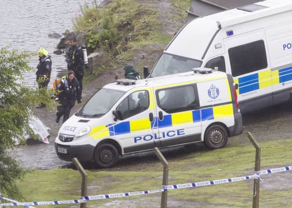A body has been recovered by rescue teams at Prestonhill Quarry. Picture: SWNS