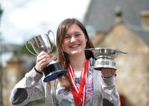 Orla has been performing in Burns competitions for years, winning many medals and trophies. (George McLuskie)