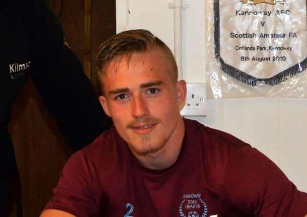 Kieran Band has extended his contract at Kennoway.