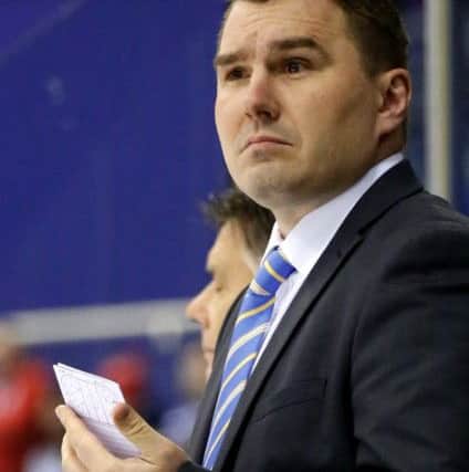 Jeff Hutchins, assistant coach, Fife Flyers. (Pic: Steve Gunn)