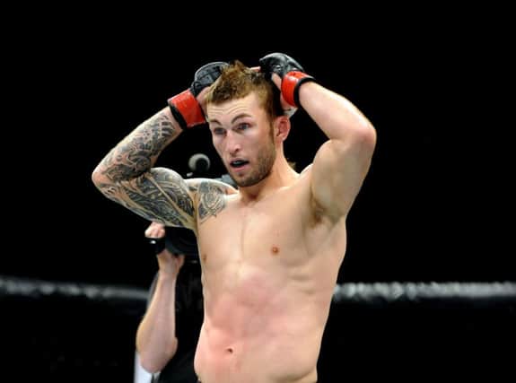 Stevie Ray now plans to take some time off with his family after his defeat at UFC Glasgow. Pic: Lisa Ferguson