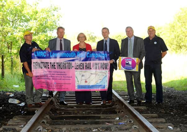 Campaigners have been pushing for the Leven Rail Link. Picture: Fife Photo Agency