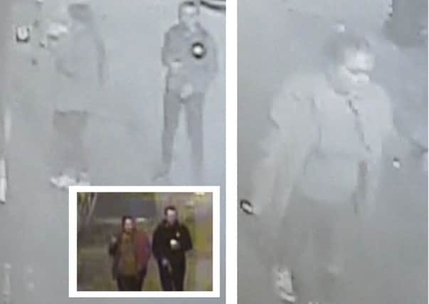 Police are keen to speak to the male and female in the pictures.