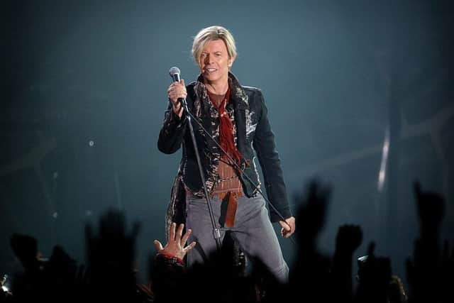 David Bowie's last ever appearance in Scotland - November 2003 at the SECC (Pic by Rob McDougall)