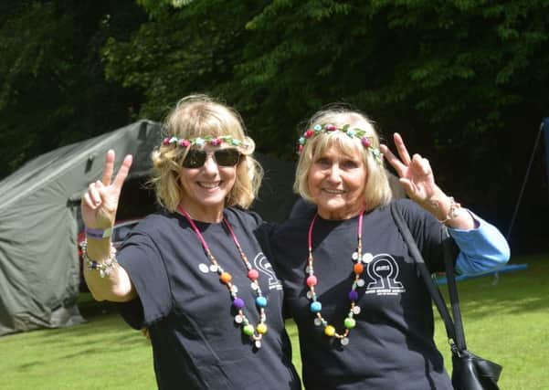 Linda Blyth and mum Tilda Greig were among the festival-goers enjoying the day. (Pic: George McLuskie)